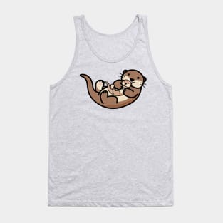 Otter with baby Tank Top